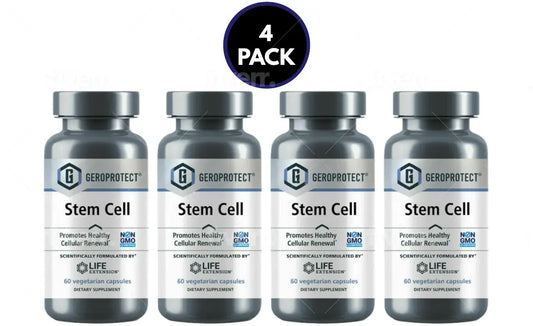 Geroprotect Stem Cell 60 Vcaps x 4 PK. Cellular Renewal Supplements - Project New Hope New York Inc