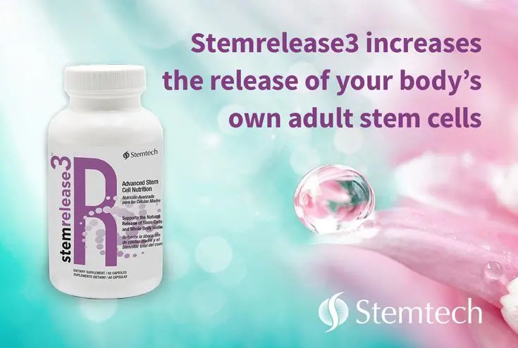 Stemtech Stemrelease3 Advanced Stem Cell Nutrition Supplement - Pack of 3 Bottle - Project New Hope New York Inc